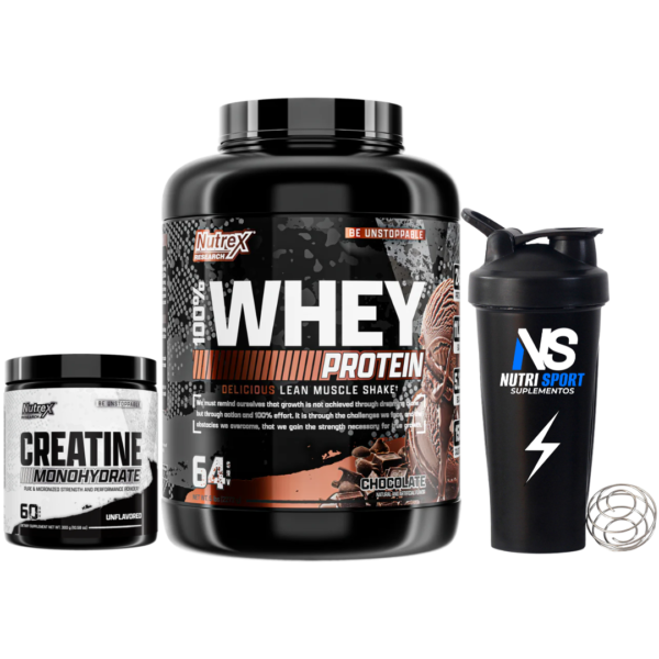 PROTEÍNA + CREATINA + SHAKER