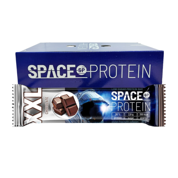 CAJA BARRA SPACE PROTEIN XXL 24 UNIDADES | CHOCOLATE
