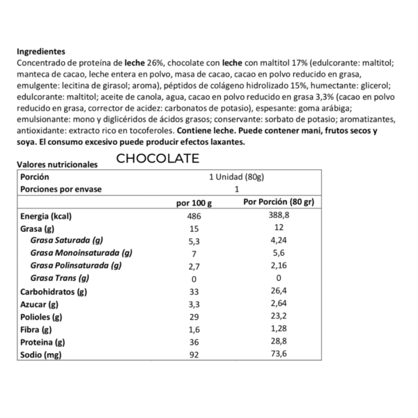 CAJA BARRA SPACE PROTEIN XXL 24 UNIDADES | CHOCOLATE - Imagen 2