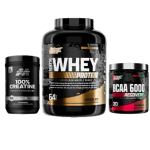 100% WHEY NUTREX + CREATINA PLATINUM + BCAA NUTREX