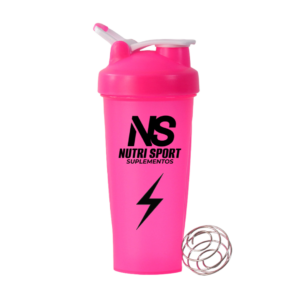 SHAKER NUTRI SPORT ROSADO 600 ML