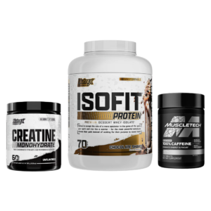ISOFIT 5LB + CREATINA DRIVE 300GR + CAFEINA MUSCLETECH