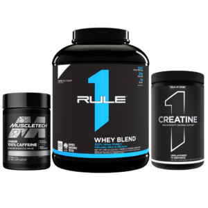 WHEY BLEND 5LB + CREATINA R1 390GR + CAFEINA MUSCLETECH