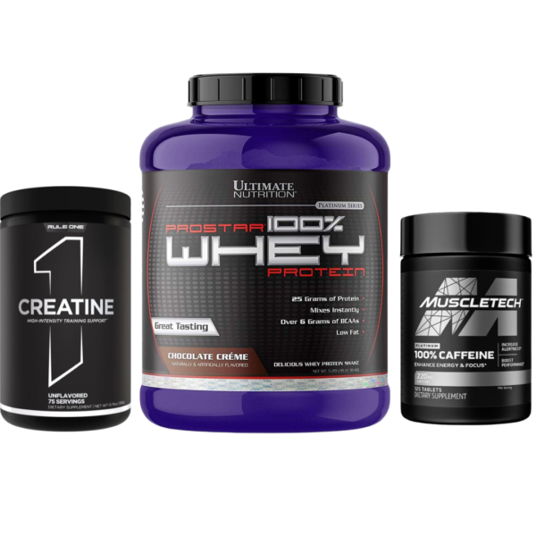 PROSTAR 5,28 LB + CREATINA R1 + CAFEINA MUSCLETECH