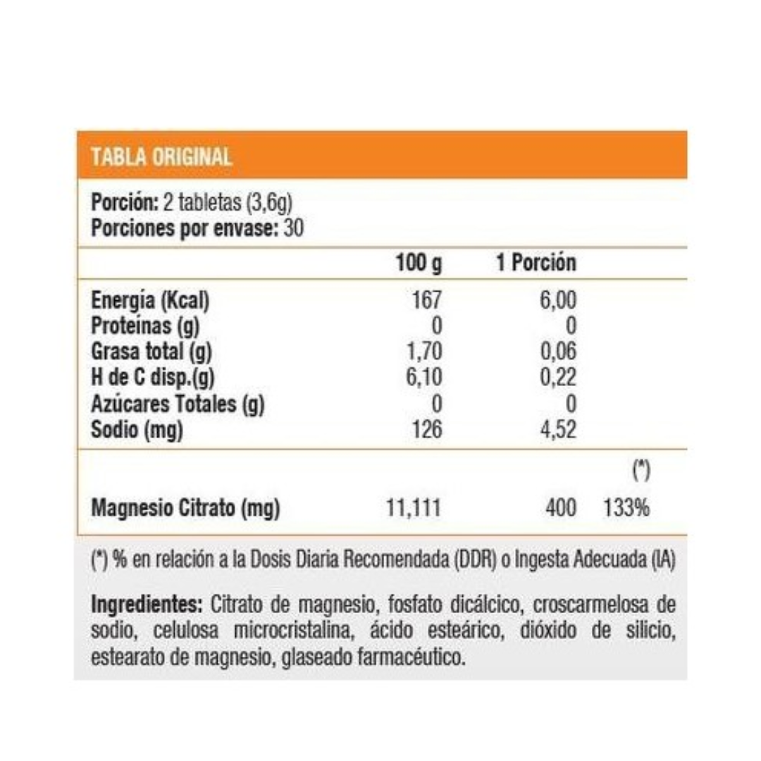 MAGNESIO CITRATO 400MG - Imagen 2