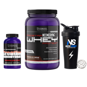 PROSTAR 2 LB + CREATINA ULTIMATE 300 GR + SHAKER NS