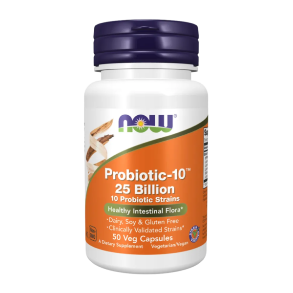 NOW PROBIÓTICO 10 25 BILLON 50 CÁPSULAS