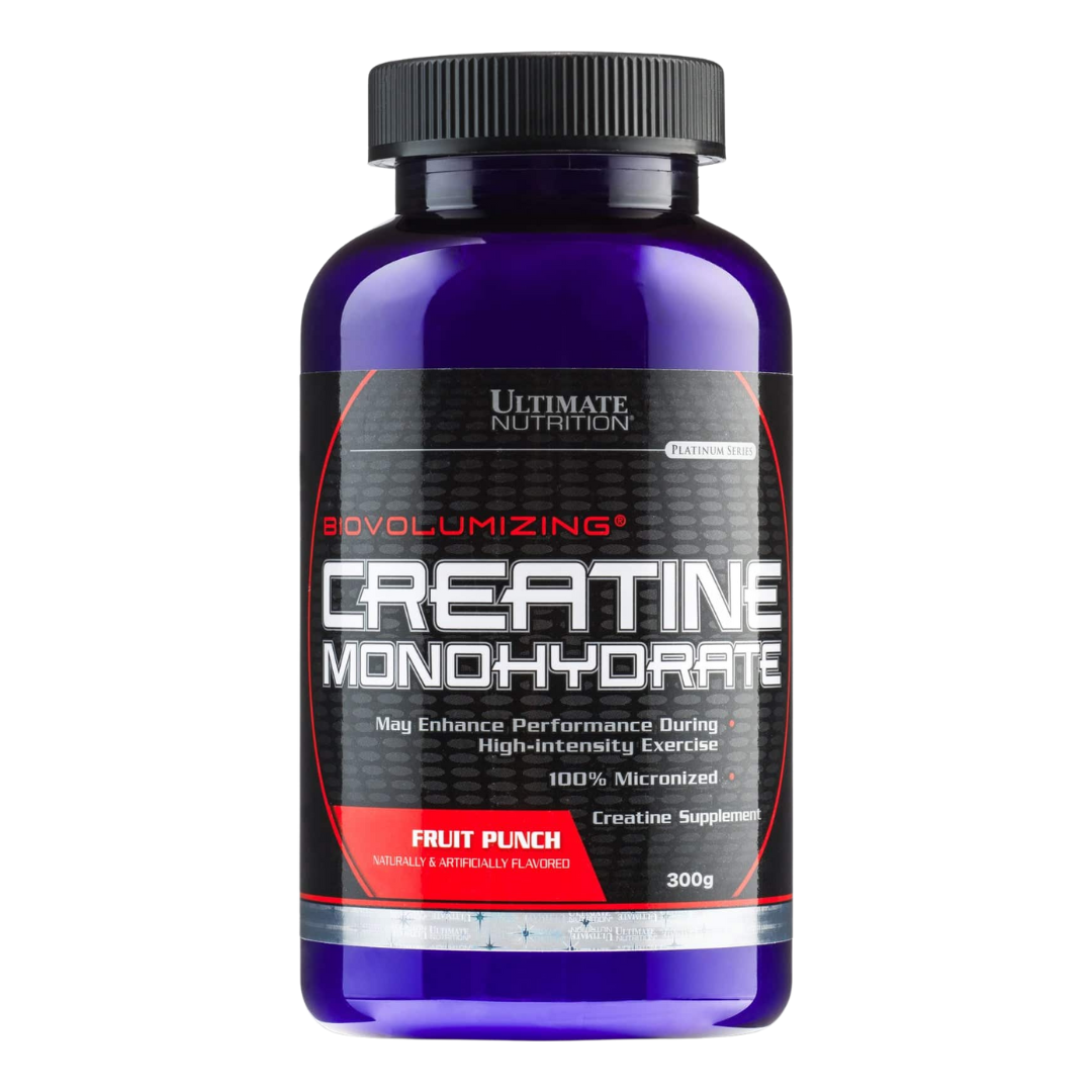 CREATINA ULTIMATE NUTRITION CON SABOR 50 SERVICIOS / 300 GRAMOS