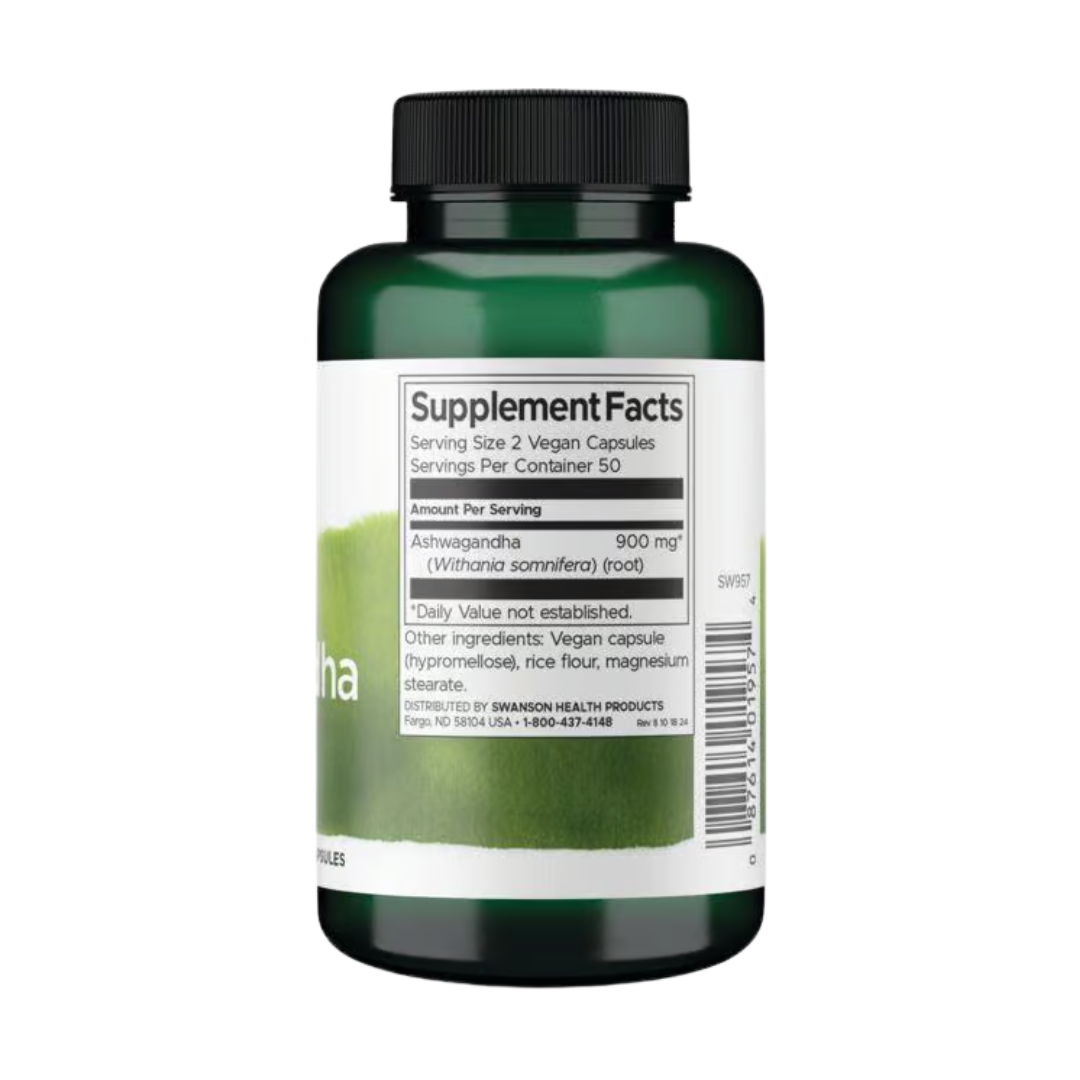SWANSON FULL SPECTRUM ASWAGANDHA 450MG 100 CÁPSULAS - Imagen 2