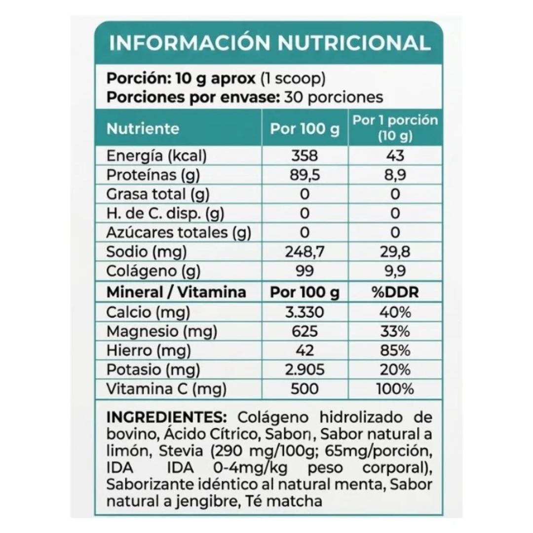 COLÁGENO HIDROLIZADO 300 GRS 30 SERVICIOS - PRO COLLAGEN - Imagen 2