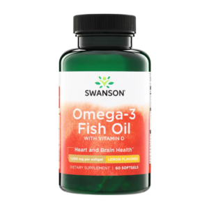 OMEGA-3 FISH OIL CON VITAMINA D 1000 MG 60 SOFTGELS