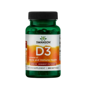 VITAMINA D3 5000 UI POTENCIA MAX 250 SOFTGELS
